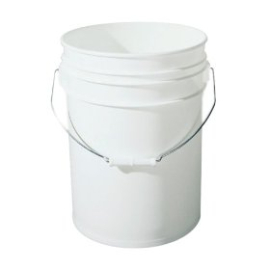 Food Grade White 6 Gallon Bucket