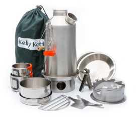 Kelly Kettle Ultimate Stainless Steel Base Camp Kit