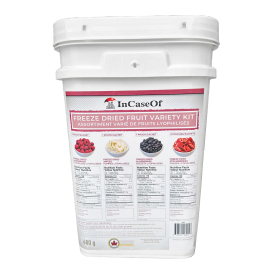 In Case Of Freeze Dried Fruit Variety Bucket