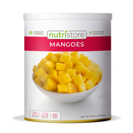Freeze Dried Mangos - Nutristore#10 Can