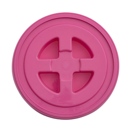 3.5-6 Gallon Plastic Twister Lid - Pink