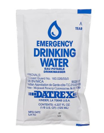 Datrex Emergency Drinking Water Rations