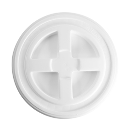 3.5-6 Gallon Plastic Twister Lid - White