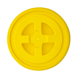3.5-6 Gallon Plastic Twister Lid - Yellow