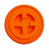 3.5-6 Gallon Plastic Twister Lid - Orange