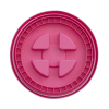 3.5-6 Gallon Plastic Twister Lid - Pink
