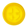 3.5-6 Gallon Plastic Twister Lid - Yellow