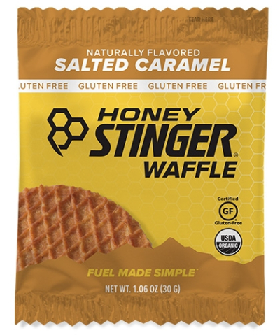 Gluten Free Organic Energy Waffle -  Salted Caramel (Honey Stinger) Case of 12