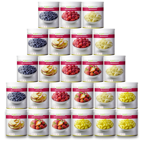 6 and 24 can Emergency Food Packs